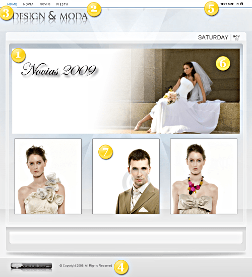 Distribución módulos joomla portal novias Portal novias Distribución módulos Joomla
